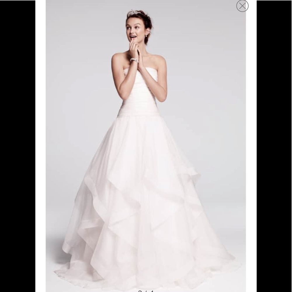 Rosa Clara 'Cava' Tiered Silk wedding dress